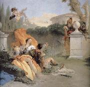 Giovanni Battista Tiepolo NA ER where more and Amida in the garden Spain oil painting artist